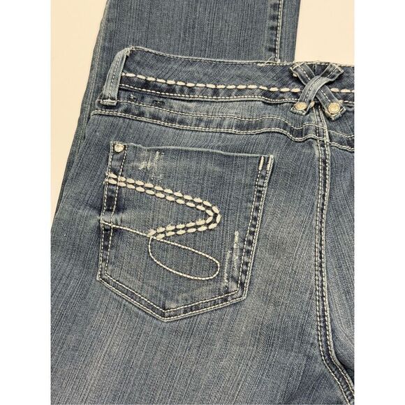 Seven7 Women's Straight Leg Denim Jean Size 8 - Picture 8 of 10